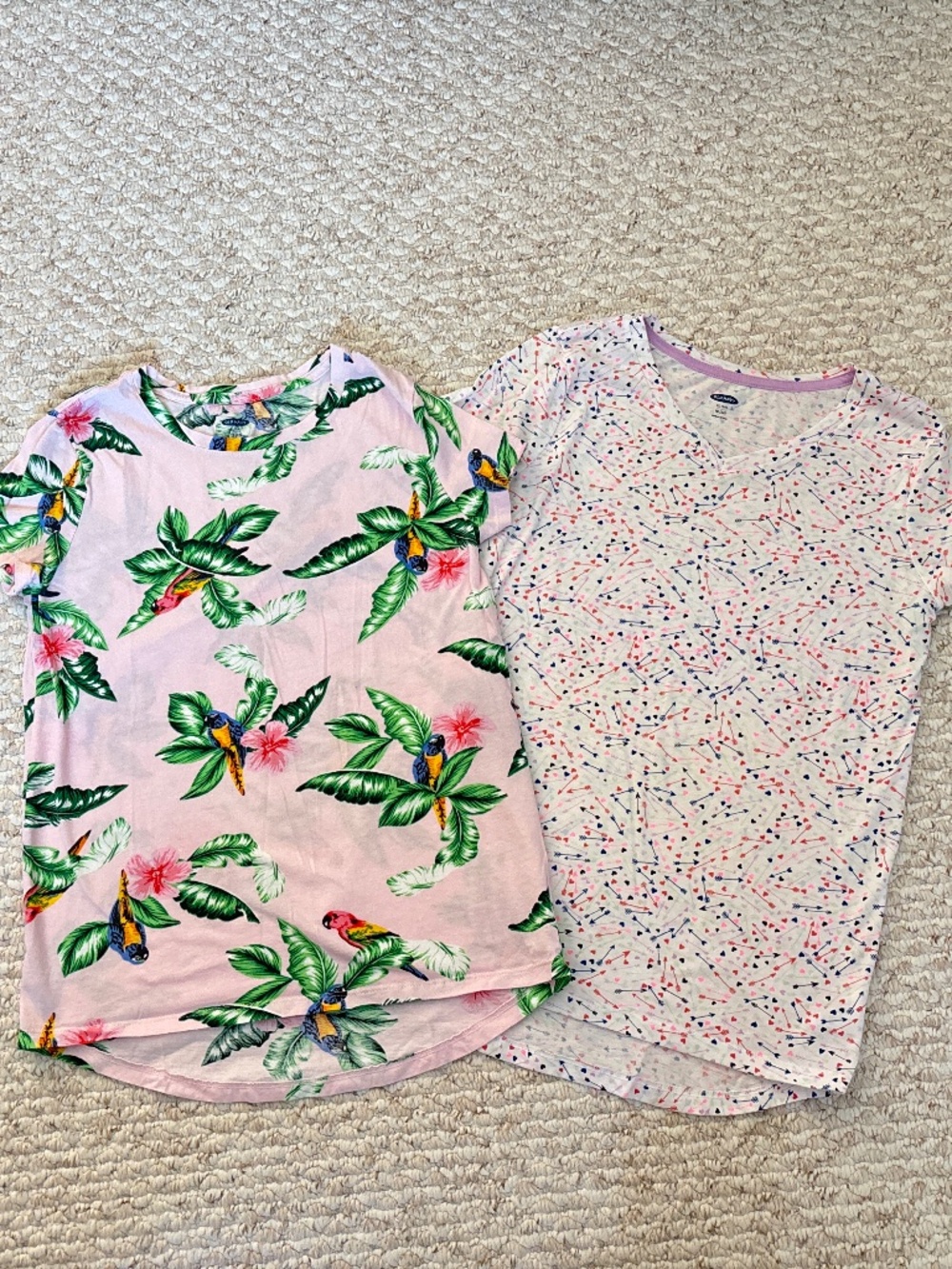 🦩 OLD NAVY girls tshirts - size 14